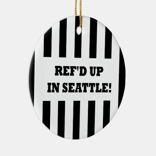 Ref. in Seattle met vervangende referenten Keramisch Ornament (Rechts)