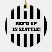 Ref. in Seattle met vervangende referenten Keramisch Ornament (Voorkant)