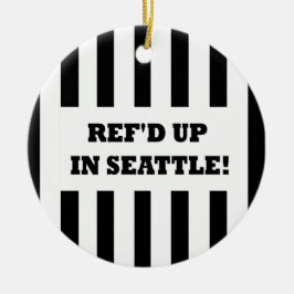 Ref. in Seattle met vervangende referenten Keramisch Ornament