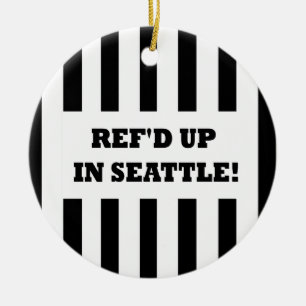 Ref. in Seattle met vervangende referenten Keramisch Ornament