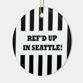 Ref. in Seattle met vervangende referenten Keramisch Ornament (Links)