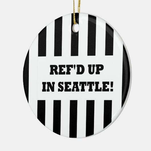 Ref. in Seattle met vervangende referenten Keramisch Ornament (Links)
