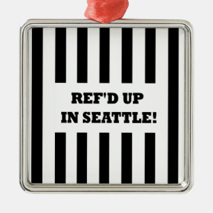 Ref. in Seattle met vervangende referenten Metalen Ornament