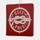 Ref. niet-zeilafbeelding keramisch ornament (Links)