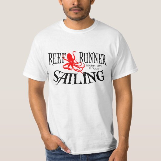 Ref. runner Sailing - Octopus T-shirt (Voorkant)