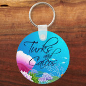 Ref van Turks en Caicos Sleutelhanger (Voorkant)
