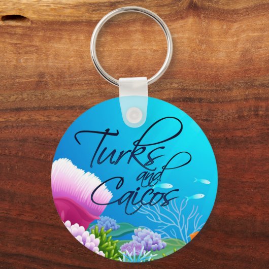 Ref van Turks en Caicos Sleutelhanger (Voorkant)
