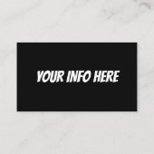 REFER A FRIEND CARD VISITEKAARTJE (Achterkant)