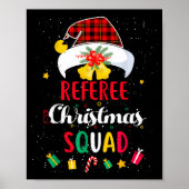 Referee Christmas Squad Santa Hat Umre Match  Poster (Voorkant)