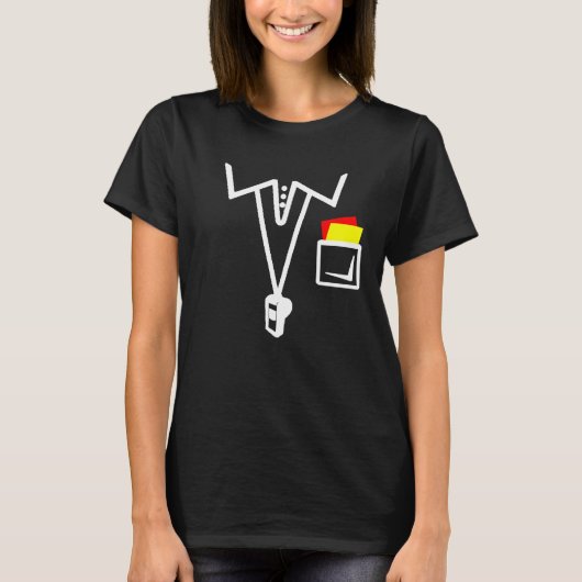 Referee Costume Soccer Referee T-shirt (Voorkant)