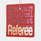 Referee Extraordinaire Keramisch Ornament (Links)