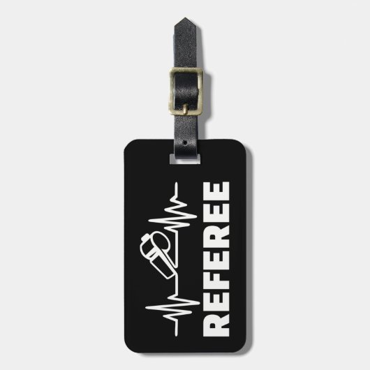 Referee Frequentie Bagagelabel (Voorkant verticaal)