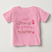 Referee (Future) Baby Baby T-Shirt (Voorkant)