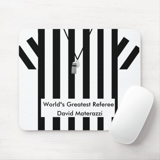 Referee Mousepad Muismat (Met muis)
