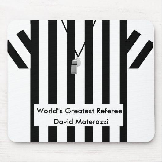 Referee Mousepad Muismat (Voorkant)
