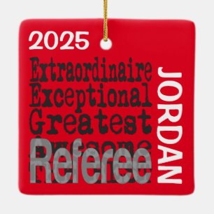 Refereer Extraordinaire CUSTOM Keramisch Ornament