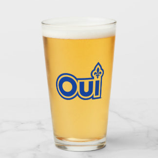 Referendum OUI Quebec Glas