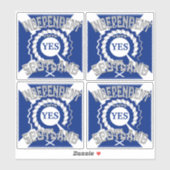 Referendum Schotse onafhankelijkheid Sticker (Vel)