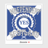 Referendum Schotse onafhankelijkheid Sticker (Vel)