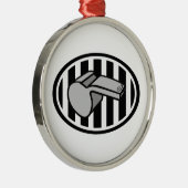 REFERENTIE-LOGO METALEN ORNAMENT (Rechts)