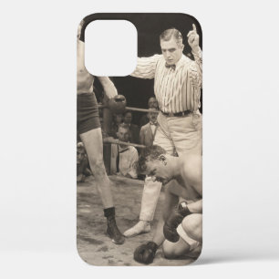 Referentie tellen over boxer in ringboxing, vintag Case-Mate iPhone case