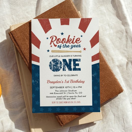 Referentie van de eerste verjaardag van de Basebal Kaart