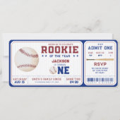 Referentie van het jaar 1 Baseball Ticket Kaart (Voorkant)