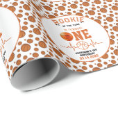 Referentie van het jaar 1 van de Basketball Cadeaupapier (Rol Hoek)