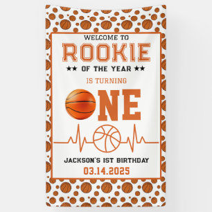 Referentie van het jaar 1 van de Basketball Spandoek