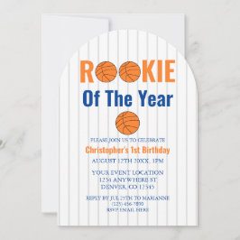 Referentie van het jaar Basketball 1e verjaardag Kaart