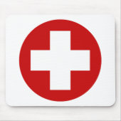 Referentie van het Zwitserse Rode Kruis Muismat (Voorkant)