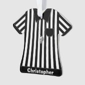 Referentie zwart & wit, uniform, aangepast ornament (voorkant)