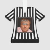 Referentie zwart & wit, uniform, aangepast ornament (achterkant)