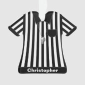 Referentie zwart & wit, uniform, aangepast ornament (voorkant)