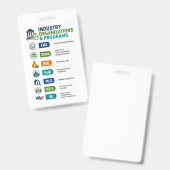 Referentiegids voor vastgoedstudenten badge (Voor- en achterkant)