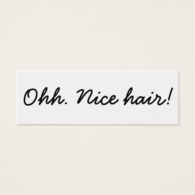 Referentiekaart Mini Visitekaartjes (Voorkant)