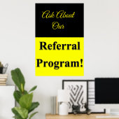 Referentieprogramma voor Posters in Salon Barbersh (Thuiskantoor)