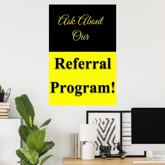 Referentieprogramma voor Posters in Salon Barbersh (Thuiskantoor)