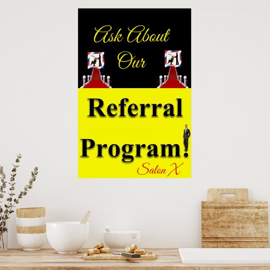 Referentieprogramma voor Posters in Salon Barbersh (Keuken)