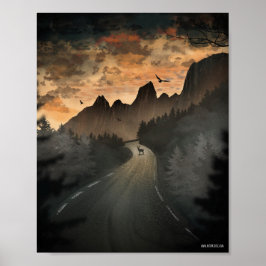 Referentiespees van het schilderij van de Noordpoo Poster