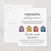 Referral Farming Real Estate Agent Briefkaart (Voorkant / Achterkant)