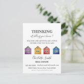 Referral Farming Real Estate Agent Briefkaart (Staand voorkant)