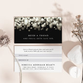 Referral Kaart Champagne Spark