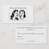 Referral kaartje (Voorkant / Achterkant)