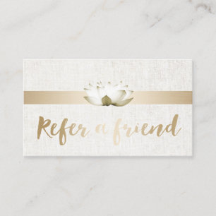Referral kaartje   Elegant Lotus Therapy Salon SPA