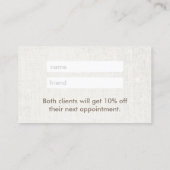 Referral kaartje | Elegant Lotus Therapy Salon SPA (Achterkant)