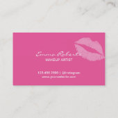 Referral kaartje | Moderne zilver- en roze marktar (Achterkant)