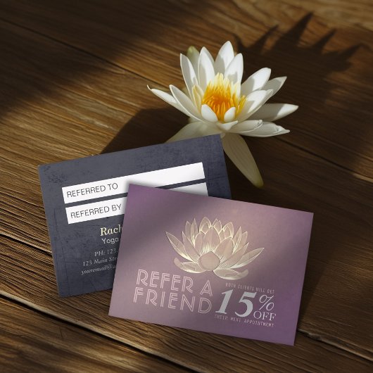 Referral Lotus van YOGA Studio Meditation Instruct