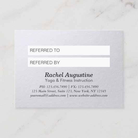 Referral Lotus van YOGA Studio Meditation Instruct (Achterkant)