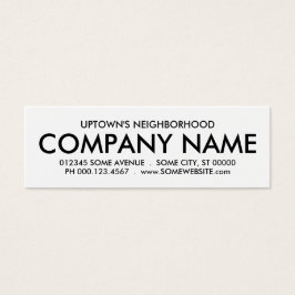 Referral Rewards-programma Mini Visitekaartjes